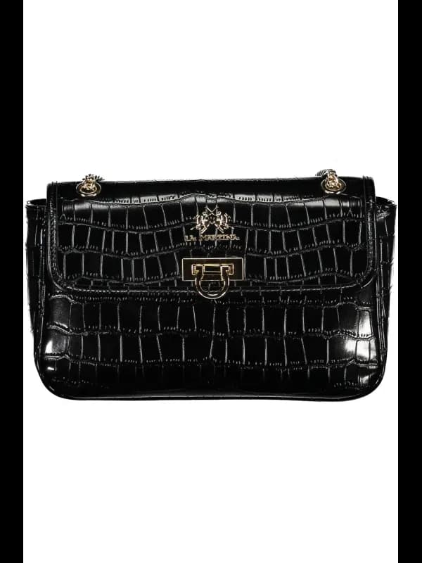 LA MARTINA Lux Handtasche Schwarz, Größe UNI