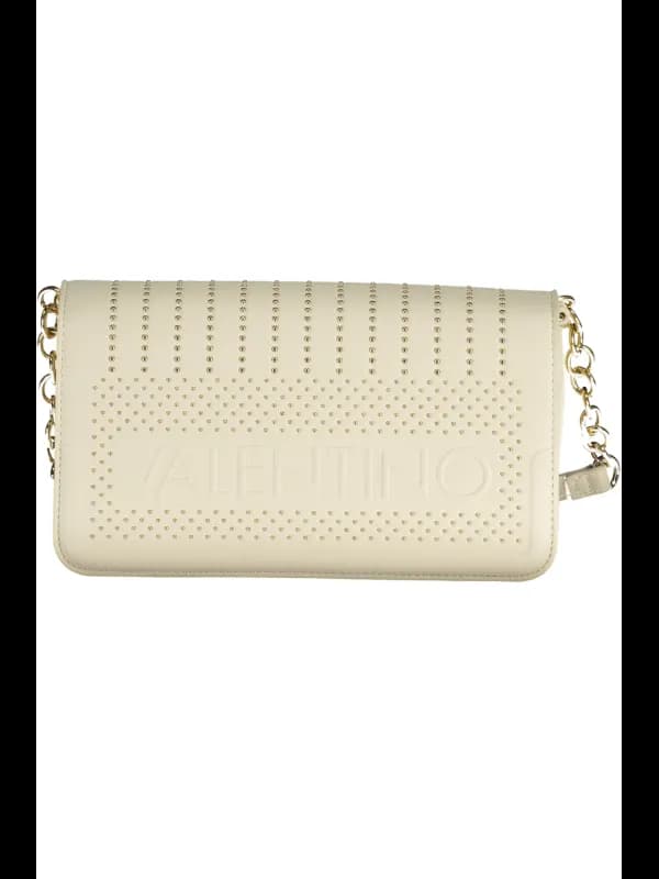 VALENTINO BAGS Exquisite Beige Clutch mit Krokoprägung, Größe UNI