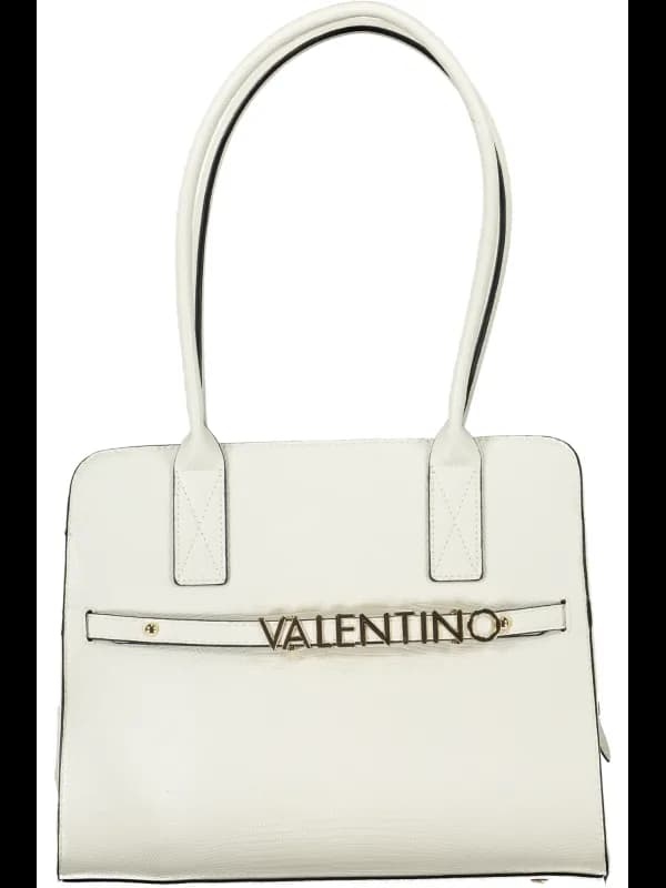 VALENTINO BAGS Elegante Leder Schultertasche Bianco, Größe UNI