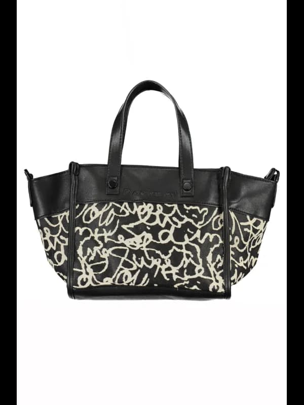 Desigual Graffiti Lederhandtasche mit verstellbarem Gurt, Größe UNI