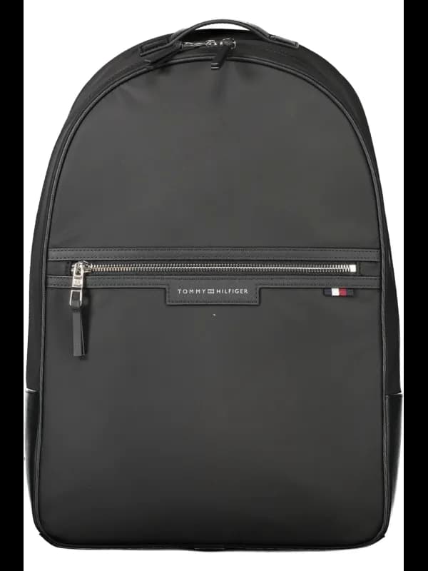 Tommy Hilfiger Classic Faux Leder Rucksack mit Laptopfach, Größe UNI