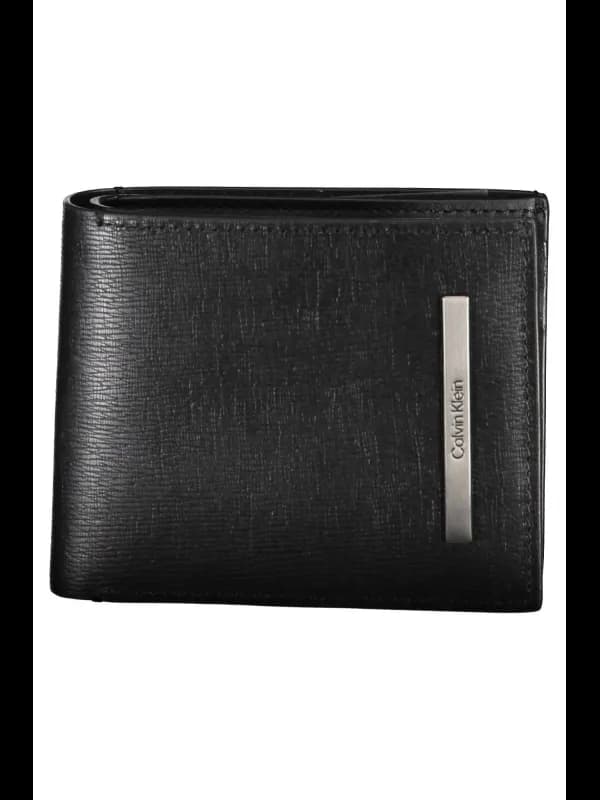 Calvin Klein Elegant RFID Leder Geldbörse Schwarz, Größe UNI