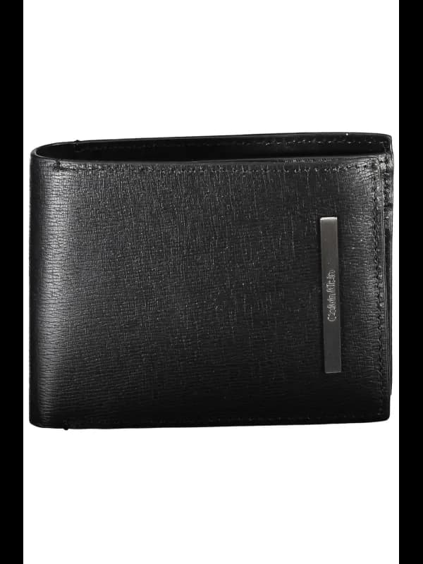 Calvin Klein RFID Leder Wallet Schwarz, Größe UNI