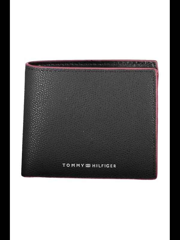 Tommy Hilfiger Leder Geldbörse mit Kontrastdetails, Größe UNI