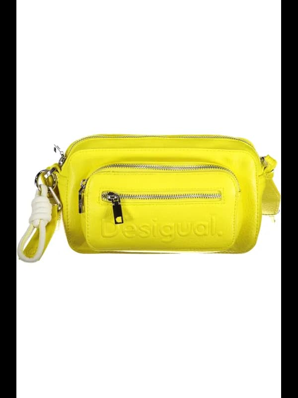 Desigual Gelbe Chic Crossbody Tasche, Größe UNI