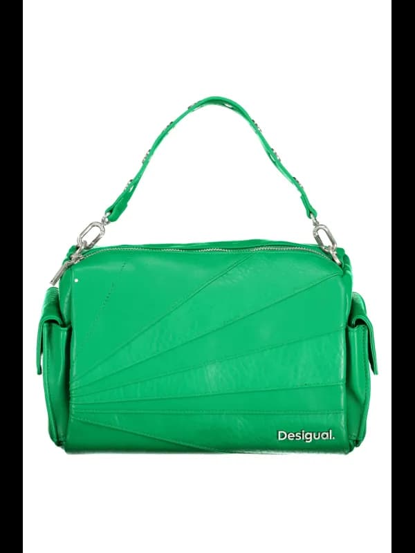 Desigual Geometric Green Handtasche, Größe UNI
