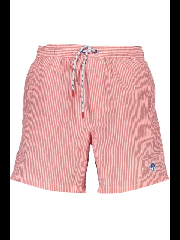 North Sails Streifen Schwimmshorts Bio-Baumwolle mit Taschen, Größe S