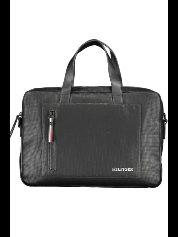 Tommy Hilfiger Recycelte Business-Tasche mit Laptopfach und, Größe UNI