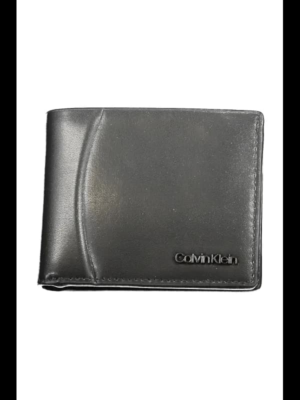 Calvin Klein Kartenbörse RFID Schutz Doppel Fächer Kontrastd, Größe UNI