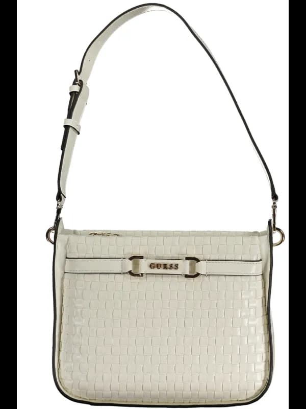 GUESS JEANS Majka Schultertasche mit Handyfach und Schutzfüß, Größe UNI