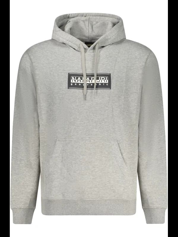 Napapijri Kapuzenpullover Relaxed Fit mit Tasche und Logo Pr, Größe 2XL