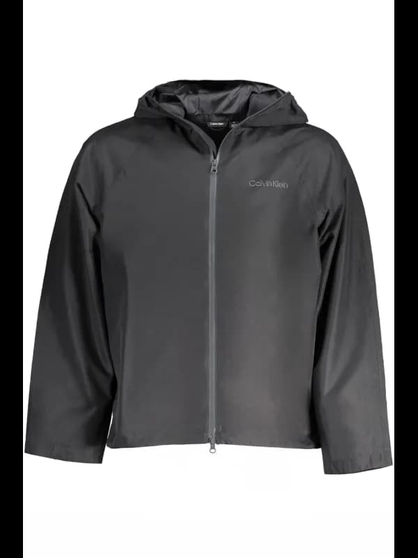 Calvin Klein Sportjacke mit Kapuze und Taschen, Größe 2XL