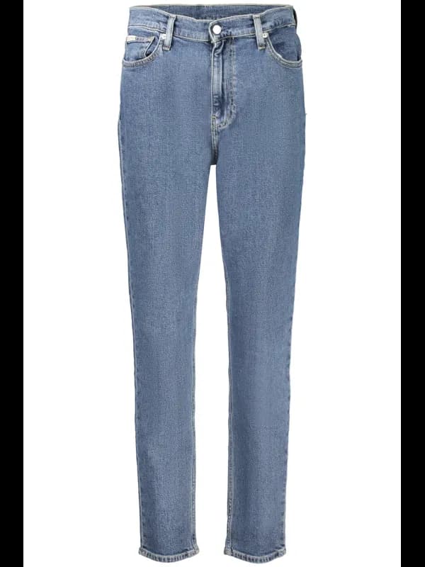 Calvin Klein Recyclete Mom-Jeans mit Logo und 5 Taschen, Größe 30L30