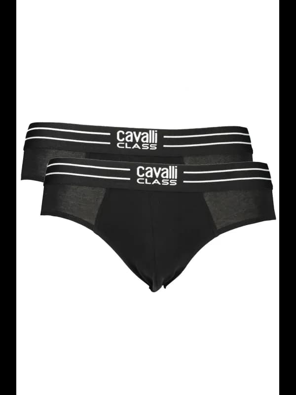 Cavalli Class Doppelpack Elastikslips Print Logo, Größe 2XL