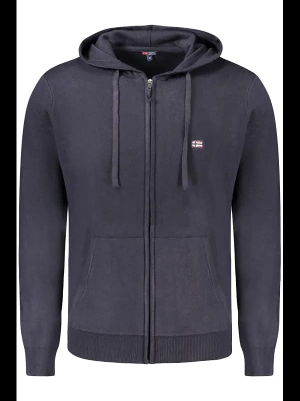 NORWAY 1963 Kapuzen-Cardigan mit Reißverschluss und Taschen, Größe 3XL