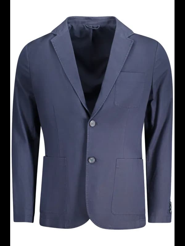 GUESS JEANS Zweitaschenjacke mit Logo und Knöpfen, Größe S
