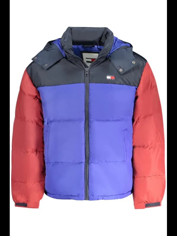 Tommy Hilfiger Recycelte Kapuzenjacke mit Taschen und Logo, Größe M