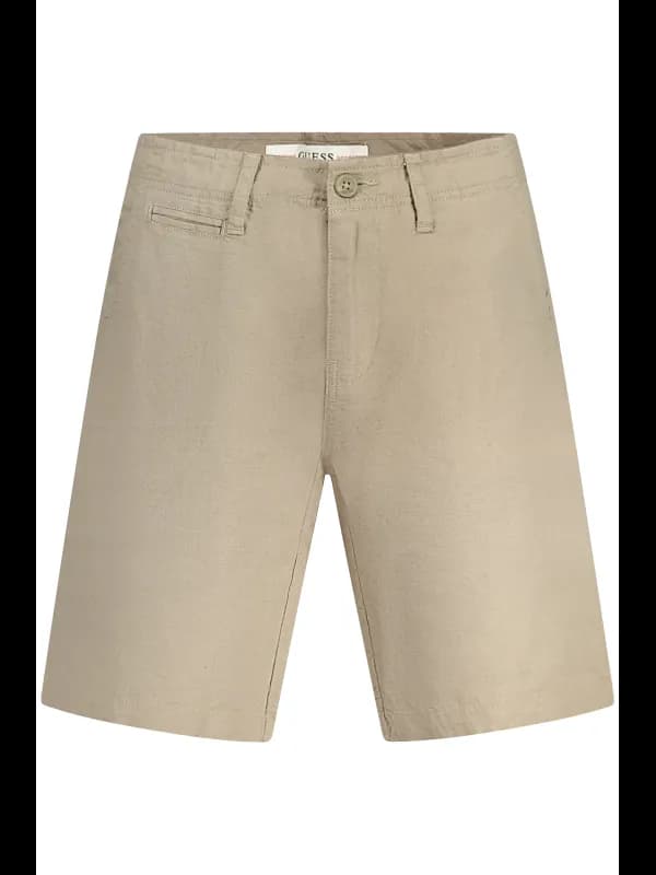 GUESS JEANS Bermuda 5 Taschen Hose mit Logo und Verschluss, Größe 36