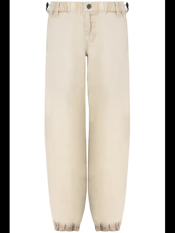 GUESS JEANS Elastikbundhose mit Taschen und Logo, Größe 12A