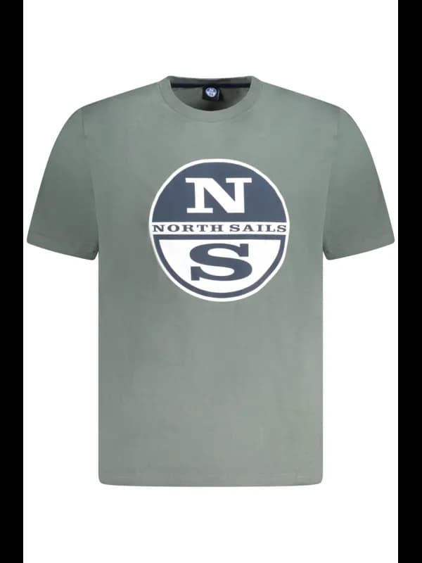 North Sails Logo Print Rundhals T-Shirt Kurzarm, Größe 3XL