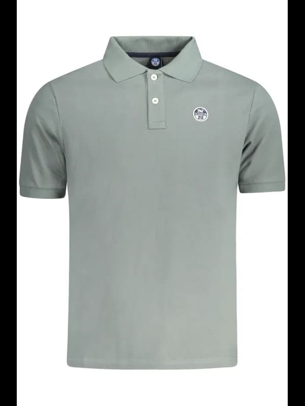 North Sails Polo-Shirt Kurzarm 2 Knöpfe Logo Applikation, Größe S
