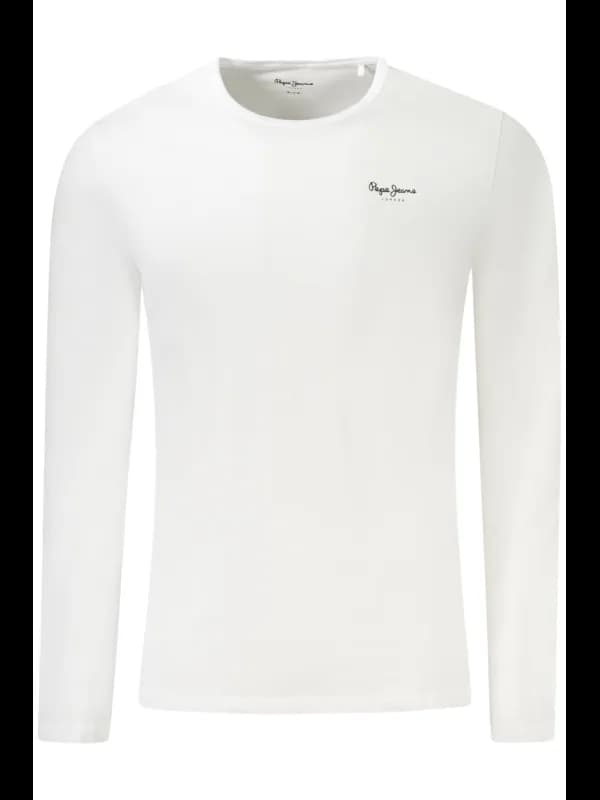 Pepe Jeans Nachhaltiges Slim Fit Langarmshirt mit Logo Print, Größe XL