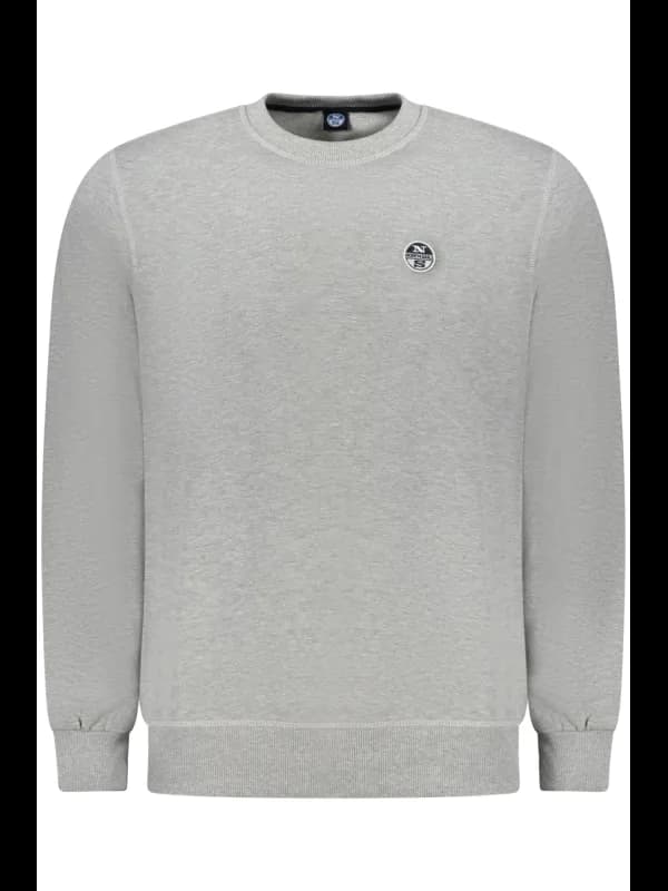 North Sails Klassisches Langarm-Sweatshirt mit Logo-Applikat, Größe S