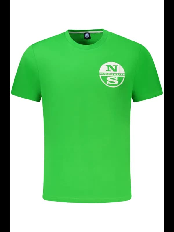 North Sails Logo Kurzarmshirt mit Rundhals und Print, Größe 3XL