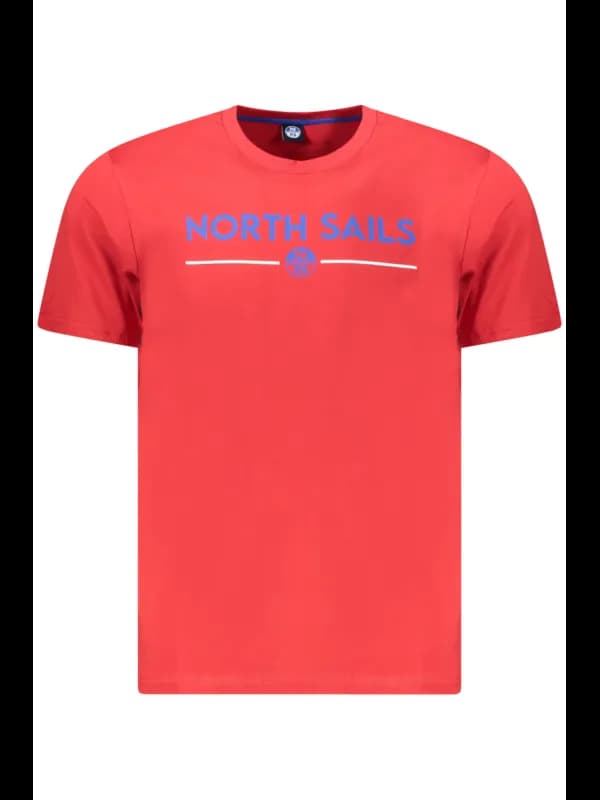 North Sails Logo T-Shirt Kurzarm Rundhals Druck, Größe 3XL