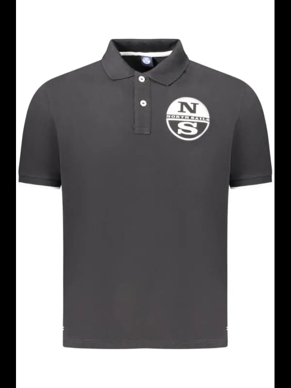 North Sails Polohemd Kurzarm Kontrastdetails Print Logo, Größe 3XL