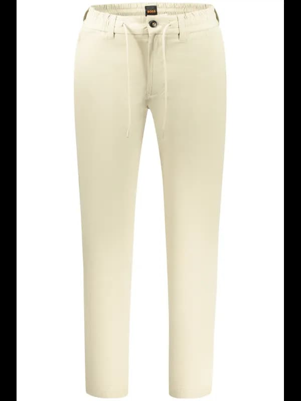 Boss Tapered Chinohose mit Schnürung und Logo, Größe 48
