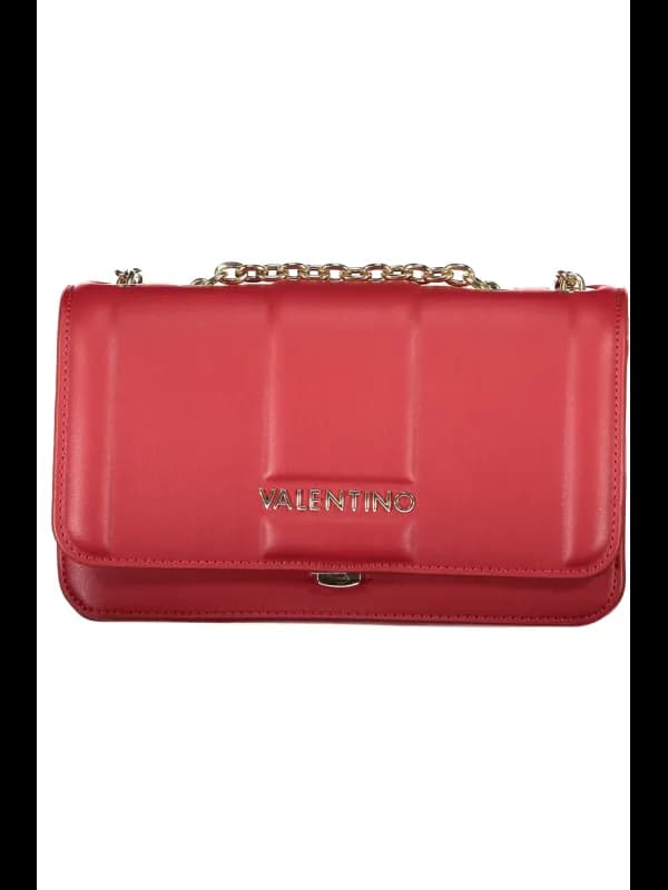 VALENTINO BAGS Kettenschultertasche mit Innentaschen und Dru, Größe UNI