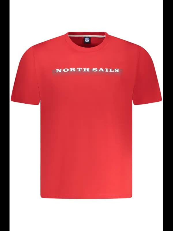 North Sails Logo T-Shirt Kurzarm Rundhals Drucken, Größe 3XL