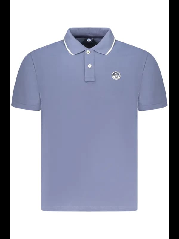 North Sails Polo-Shirt Kurzarm Kontrastdetails 2 Knöpfe Logo, Größe 2XL