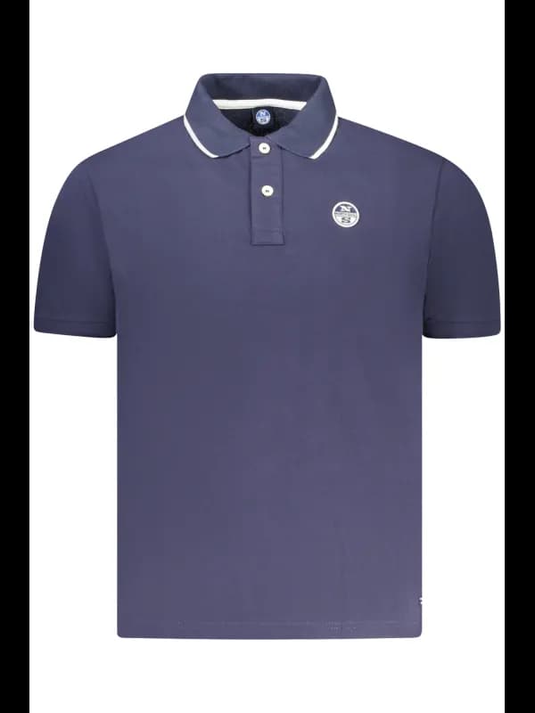 North Sails Kontrast Polo mit Logo und Applikation, Größe 3XL