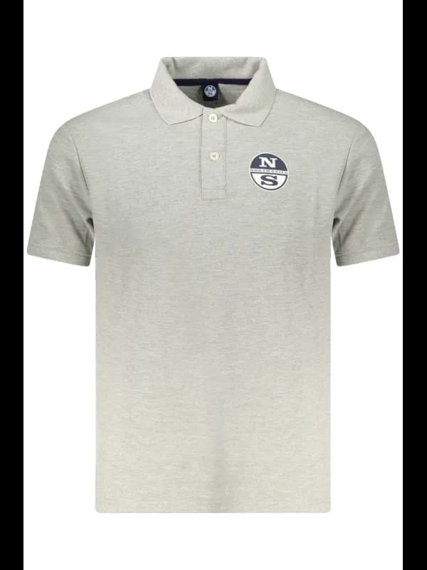 North Sails Polohemd Kurzarm mit Druck und Logo, Größe 3XL