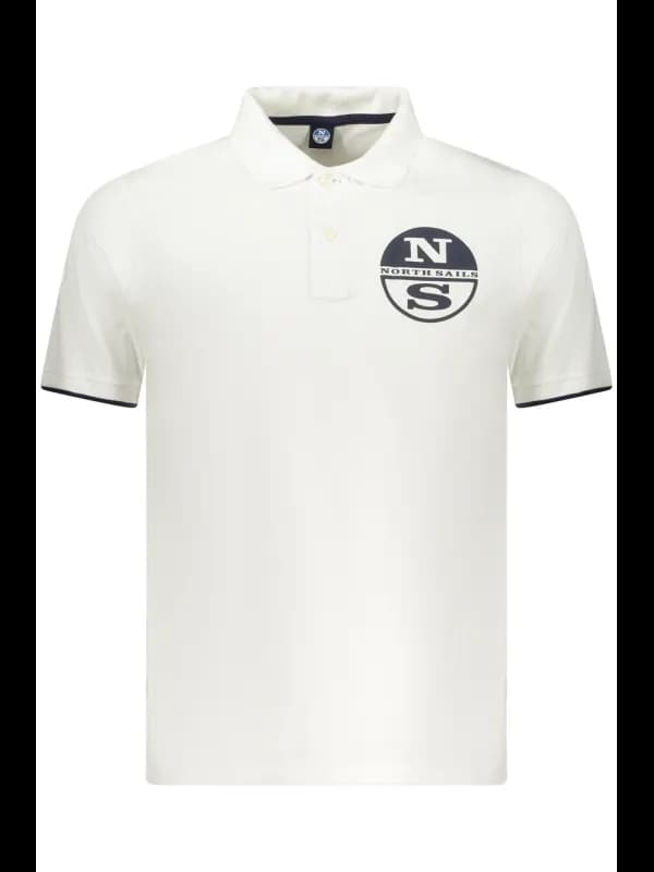 North Sails Kontrast Polo Kurzarm mit Print und Logo, Größe 3XL