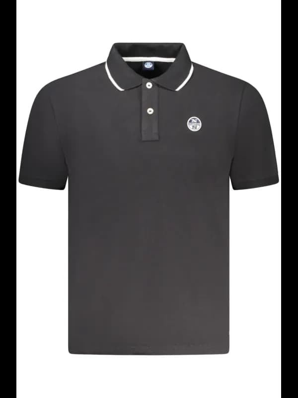 North Sails Kontrast-Polo mit Applikation und Logo, Größe 3XL