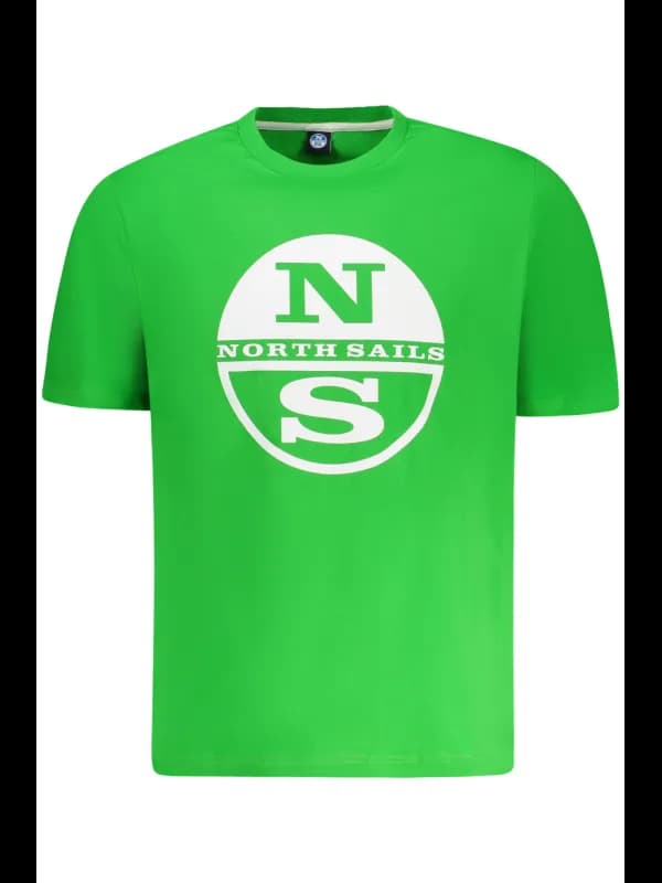 North Sails Kurzarmshirt Rundhals Logo Print, Größe 3XL