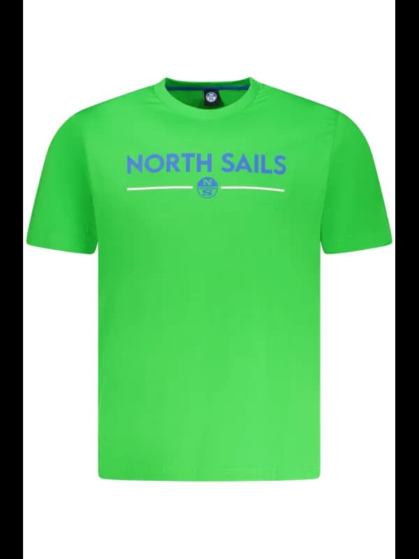 North Sails Logo Druck Rundhals Kurzarm TShirt, Größe 2XL