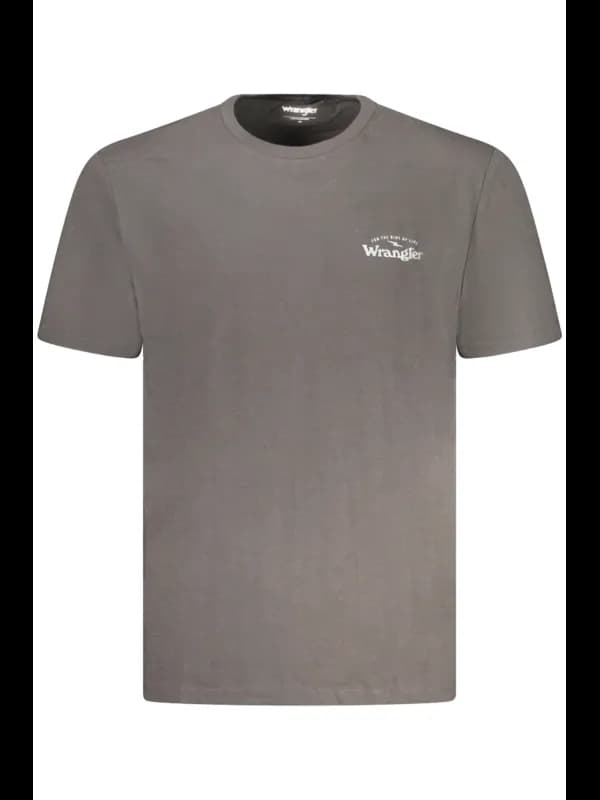 WRANGLER Schwarzes Grafikshirt Kurzarm Rundhals Logo T-Shirt, Größe 2XL