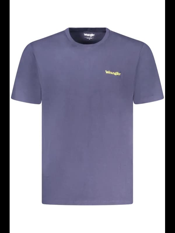 WRANGLER Blaues Kurzarmshirt Rundhals, Größe 2XL