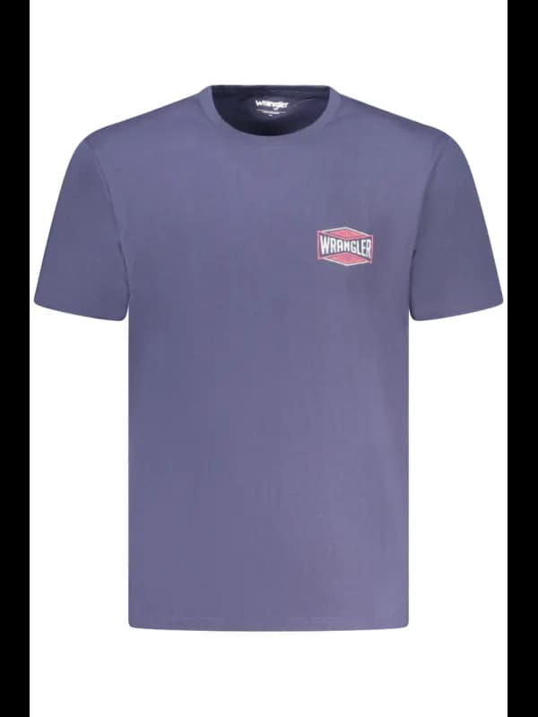 WRANGLER Navy Grafik TShirt Rundhals Logo, Größe 2XL