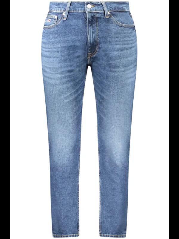 Tommy Hilfiger Umweltfreundliche Tapered Jeans mit Wascheffe, Größe 29L32
