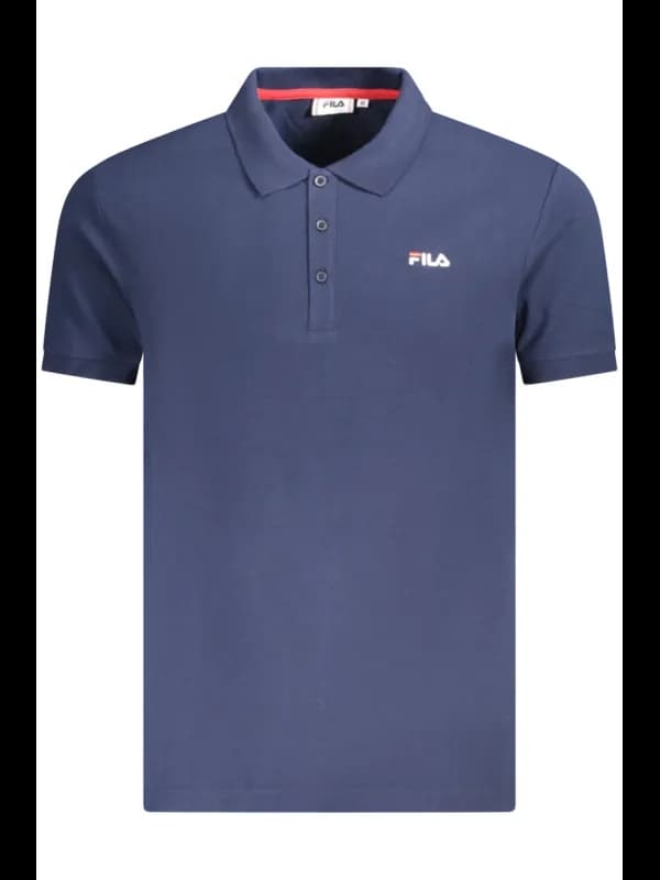 Fila Sunchon Kurzarm Poloshirt mit Stickerei Logo und 3 Knöp, Größe L