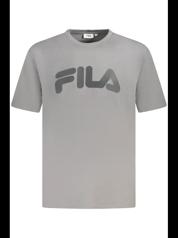 Fila Schwarzes Logo TShirt Locker Rundhals Kurzarm, Größe XL