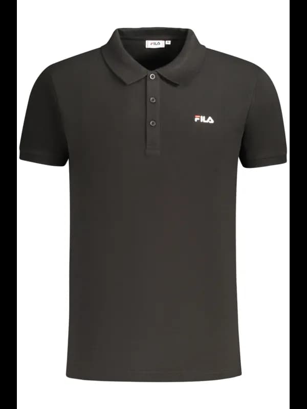 Fila Polohemd Kurzarm mit Stickerei und 3 Knöpfen, Größe XL