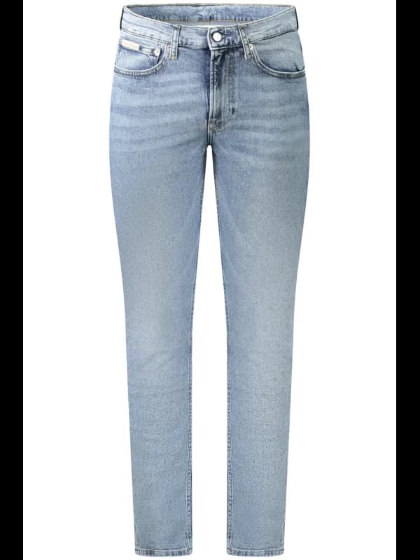 Calvin Klein Slim Taper Jeans Waschoptik 5 Taschen, Größe 31L32