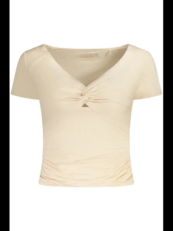 GUESS JEANS Kurzarm-TShirt mit Kontrastdetails und Logo, Größe L