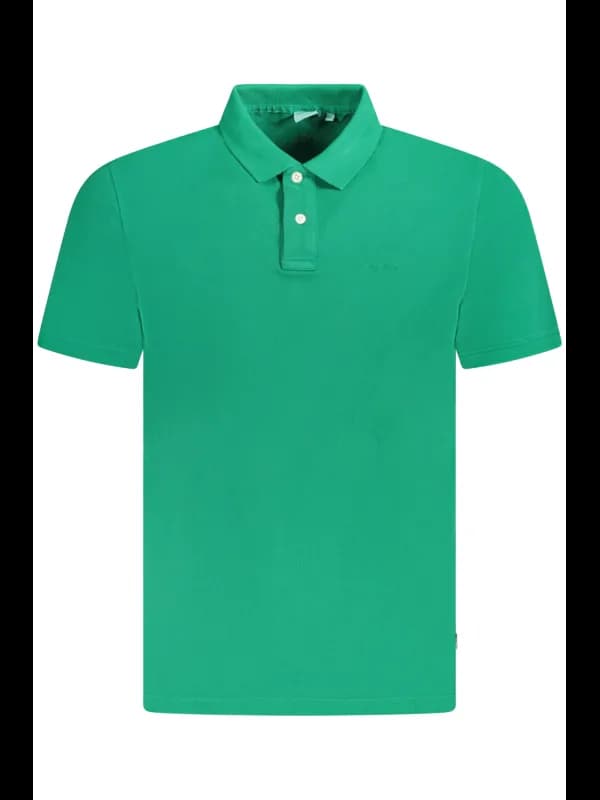 Pepe Jeans Nachhaltiges Poloshirt mit Sticklogo und 2 Knöpfe, Größe S